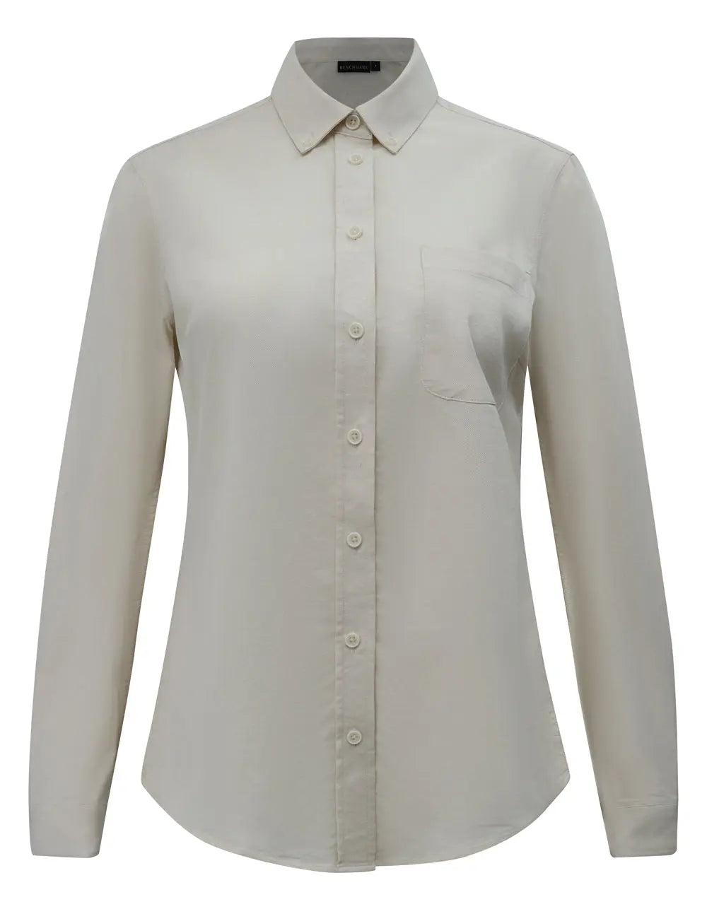 Benchmark Women's Smart Casual Cotton Blend Long Sleeve Shirt M8009L